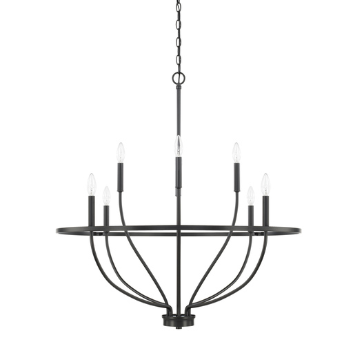 Product image for Greyson 8 Light Chandelier - Matte Black