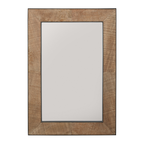 Product image for 46" Decorative Mirror - Natural Rough Sawn Wood