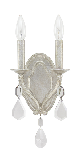 Product image for Blakely 2 Light Wall Sconce - Antique Silver