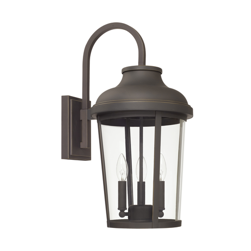 Product image for Dunbar 3 Light Medium Wall Lantern - Oiled Bronze