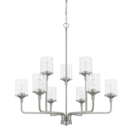 Product image for Colton 9 Light Chandelier - Brushed Nickel