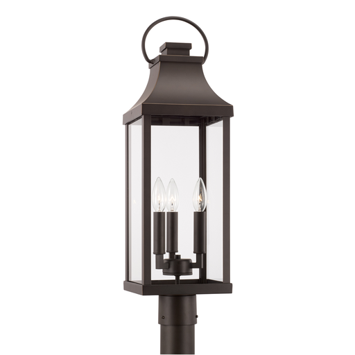 Product image for Bradford 3 Light Post Lantern - Oiled Bronze