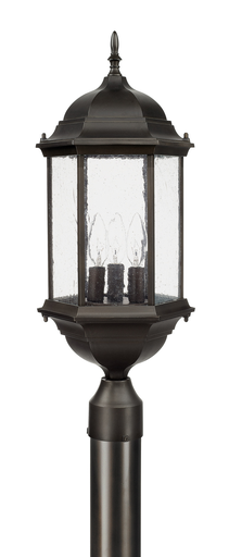 Product image for Main Street 3 Light Post Lantern - Old Bronze