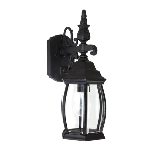 Product image for French Country 1 Light Small Wall Lantern - Black