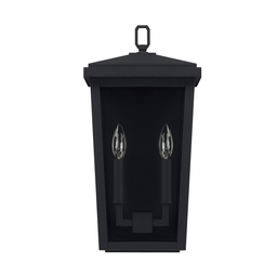 CLF 926222BK 2 LIGHT OUTDOOR WALL LANTERN
