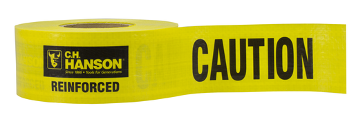 Barricade Tape-CAUTION 500'x3"x5Mil Reinforced