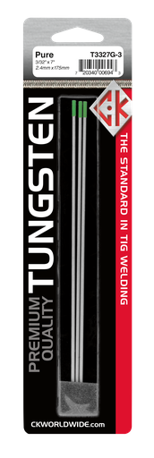 Tungsten 3/32" x 7" Pure Pack of 3