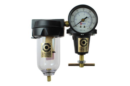Heavy Duty Series Filter, Regulator, 3/8", Gauge