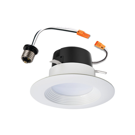 Product image for Halo LT460WH6927R 4" Retrofit Baffle-Trim - LT LED Retrofit Baffle Trim Downlight - Matte White