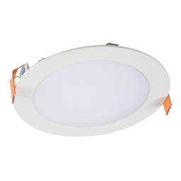 Halo HLB6099301EMWR 6 in. White Round Integrated LED Recessed Light Direct Mount Kit, 3000K, 90CRI, (No Can Needed)