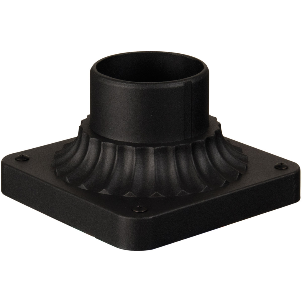 Mayer-DDS-Post Adapter Base for 3" Post Tops in Textured Black-1