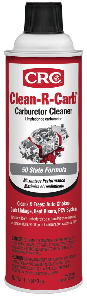 Product image for CRC 05381 Carburetor Cleaner 50 Sta