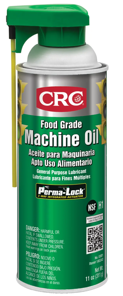 Product image for CRC 1003342 (03081) Food Grade Machine Oil, 11 Wt Oz