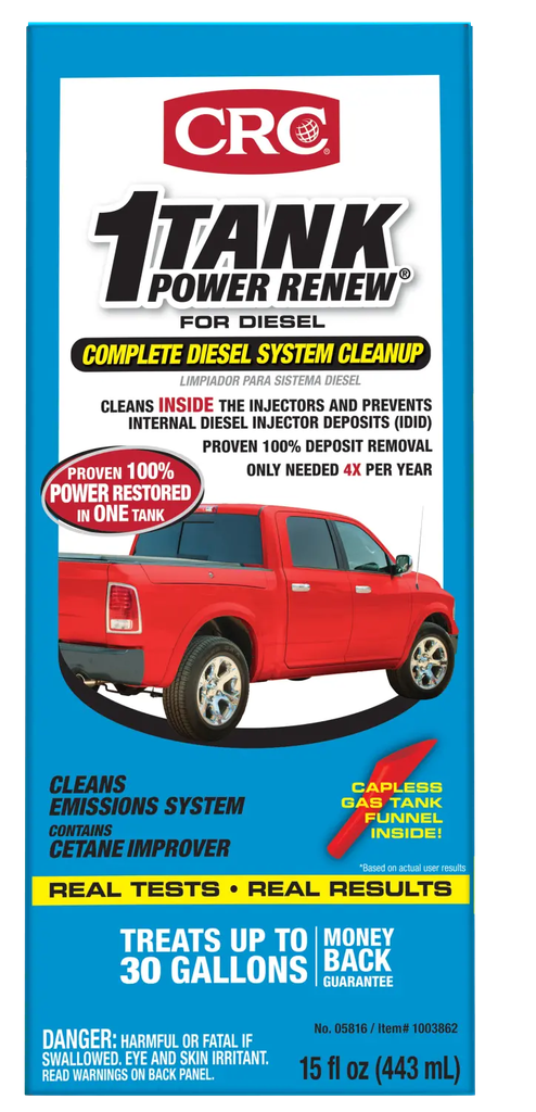 Product image for CRC 05816 1-TANK POWER RENEW DIESEL
