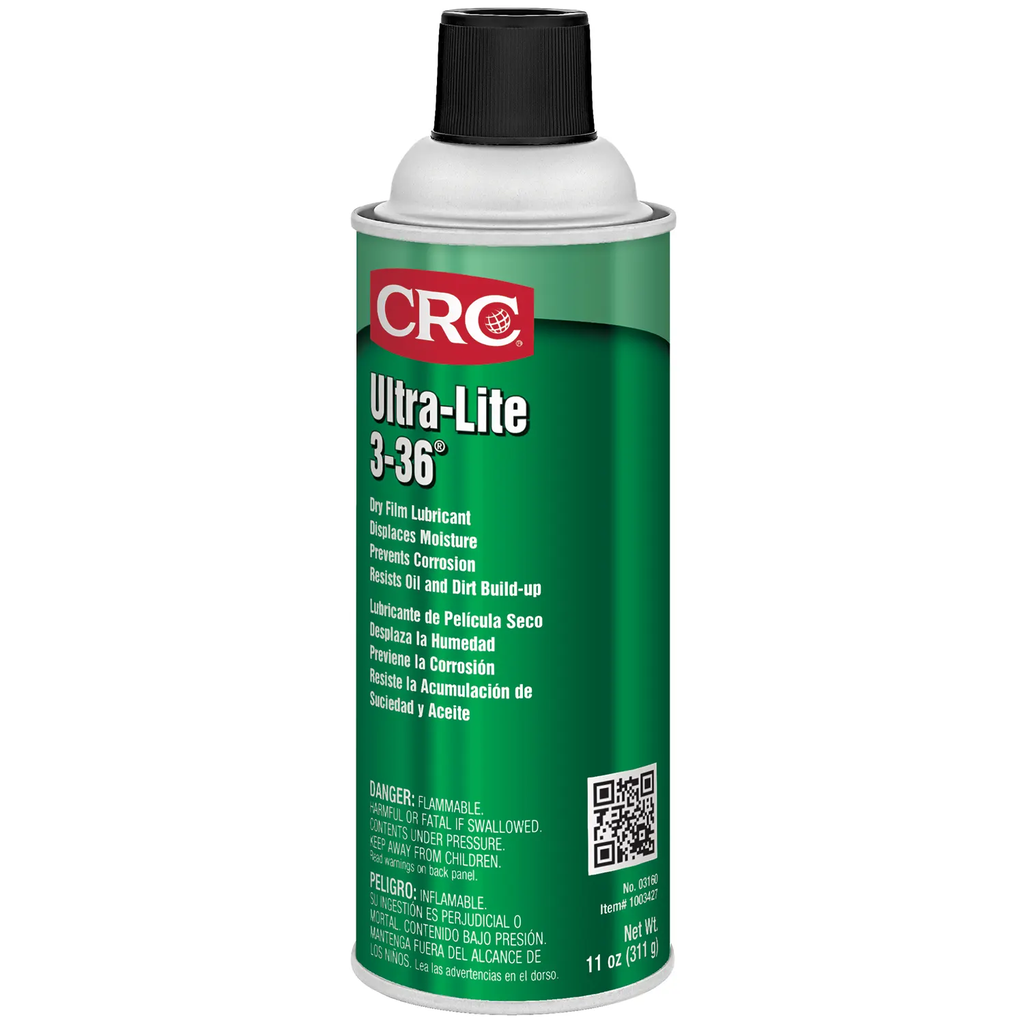 Product image for CRC 1003426 (03160) Ultra Lite 3-36® Ultra Thin Non Staining Lubricant, 11 Wt Oz