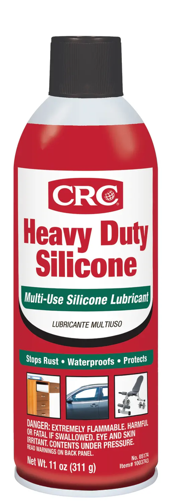 Product image for CRC 1003741 (05174) Heavy Duty Silicone Lubricant, 11 Wt Oz