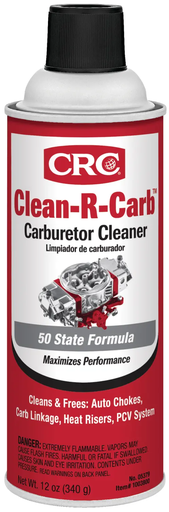 Product image for CRC 1003799 (05379) Clean-R-Carb™ Carburetor Cleaner (050 State Formula), 12 Wt Oz