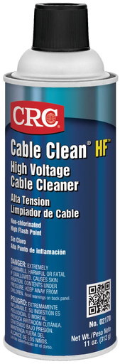 Product image for CRC 1003233 (02170) Cable Clean HF High Voltage Cleaner (High Flash), 11 Wt Oz