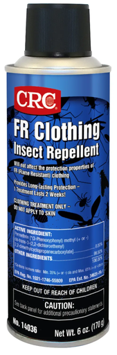 Product image for CRC Industries 14036 8 oz Aerosol Clothing Insect Repellent