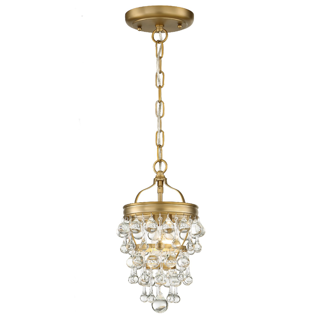 Product image for Calypso 1 Light Mini Chandelier - Vibrant Gold