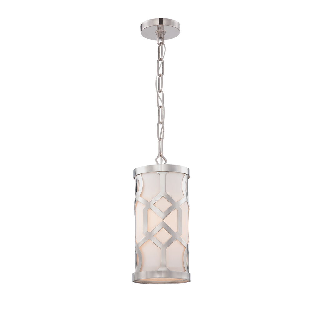 Product image for Jennings 1 Light Pendant - Polished Nickel