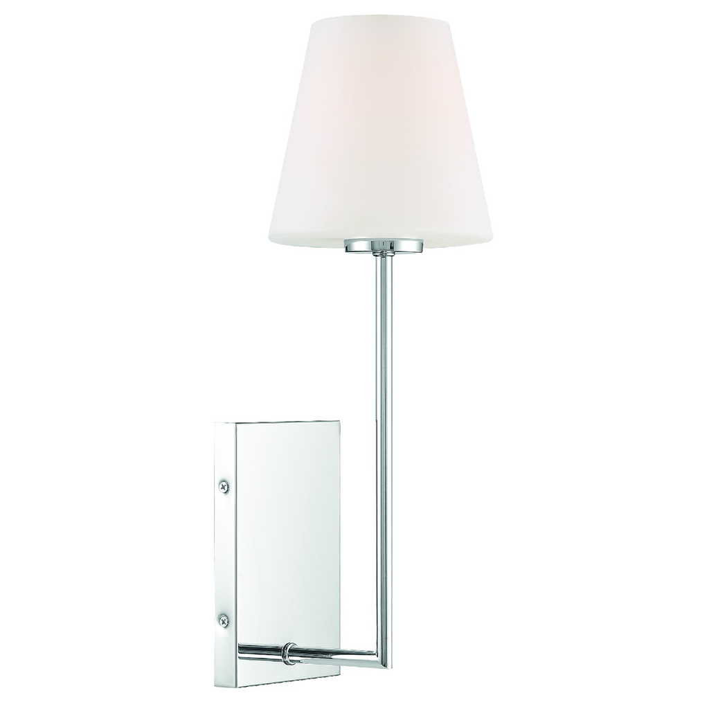 Product image for Lena 1 Light Wall Sconce - Polished Chrome