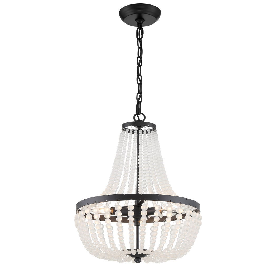 Product image for Rylee 3 Light Chandelier - Matte Black