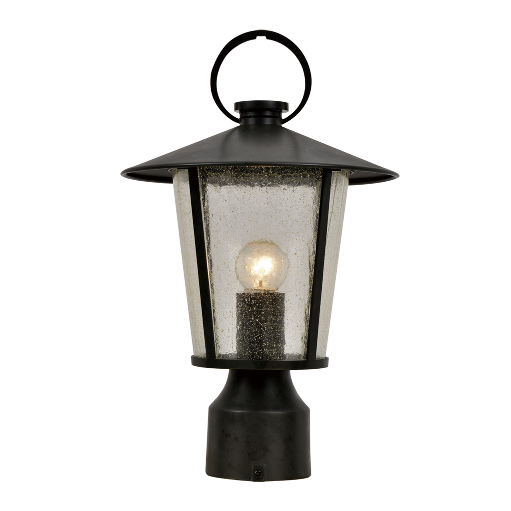 Product image for Andover 1 Light Post Lantern - Matte Black