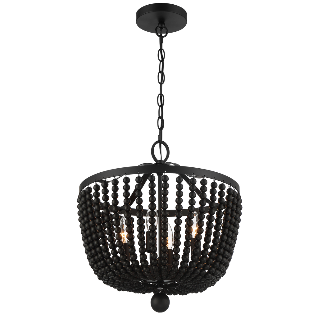 Product image for Rylee 4 Light Pendant - Matte Black