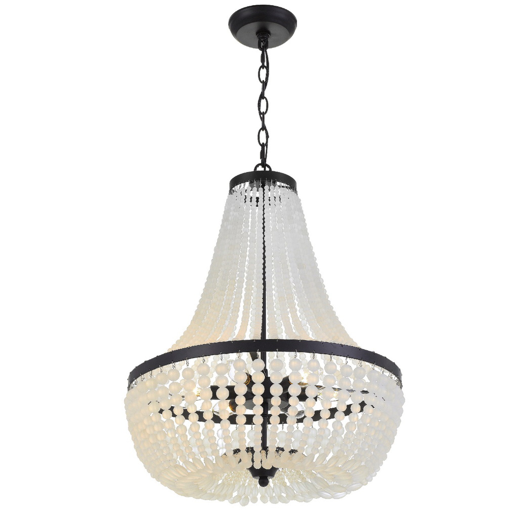 Product image for Rylee 6 Light Chandelier - Matte Black