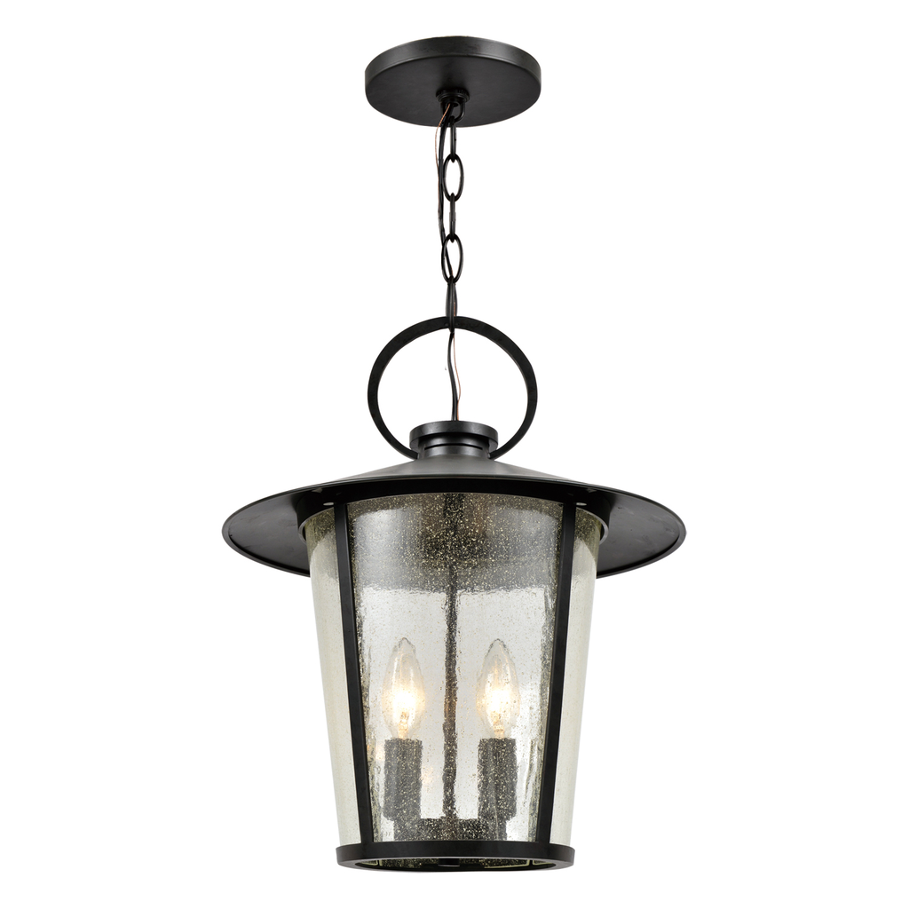 Product image for Andover 4 Light Hanging Lantern - Matte Black