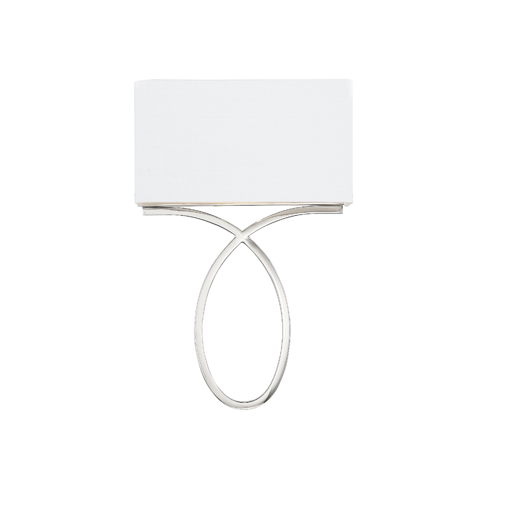 Product image for Brinkley 2 Light Wall Sconce - Polished Nickel