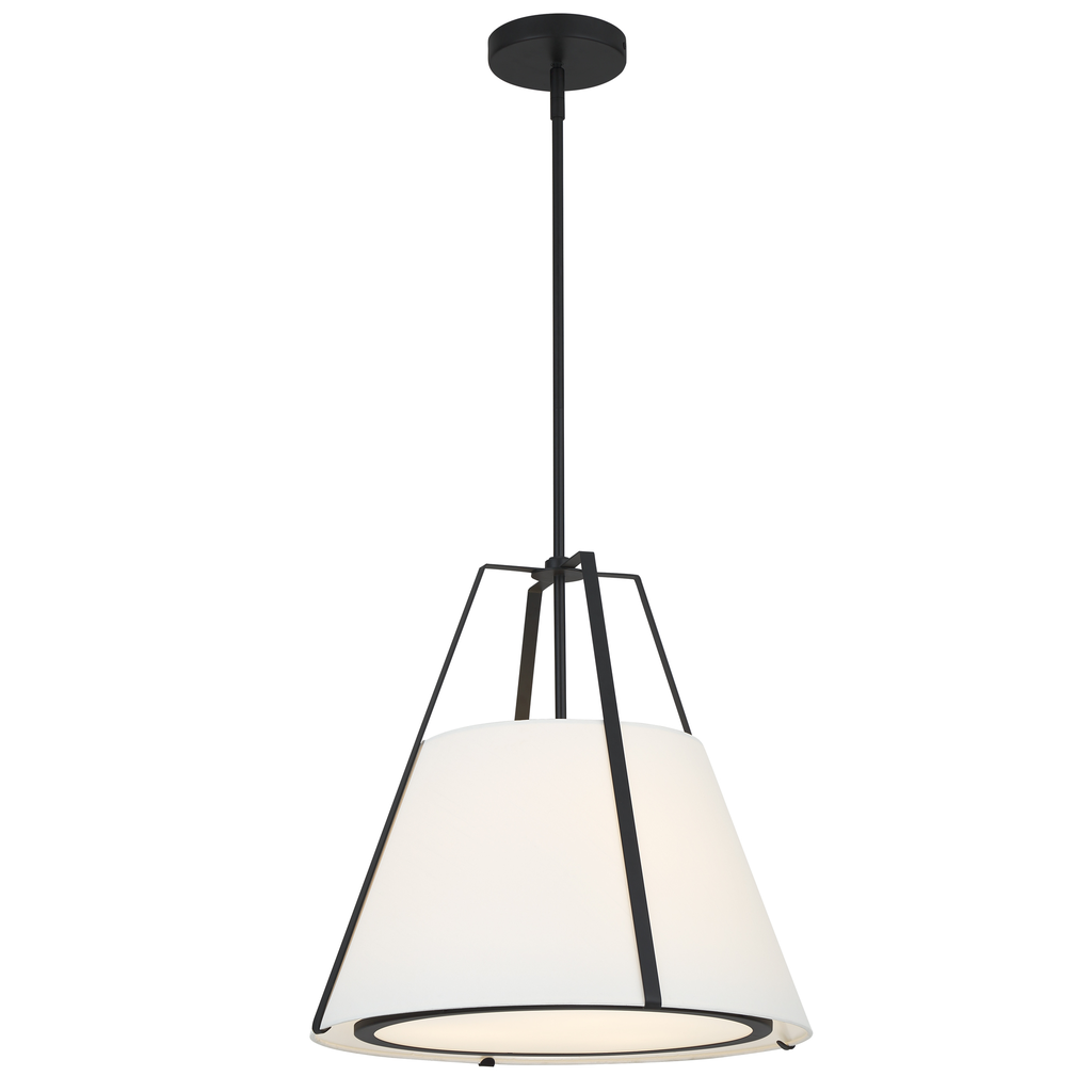 Product image for Fulton 3 Light Pendant - Black