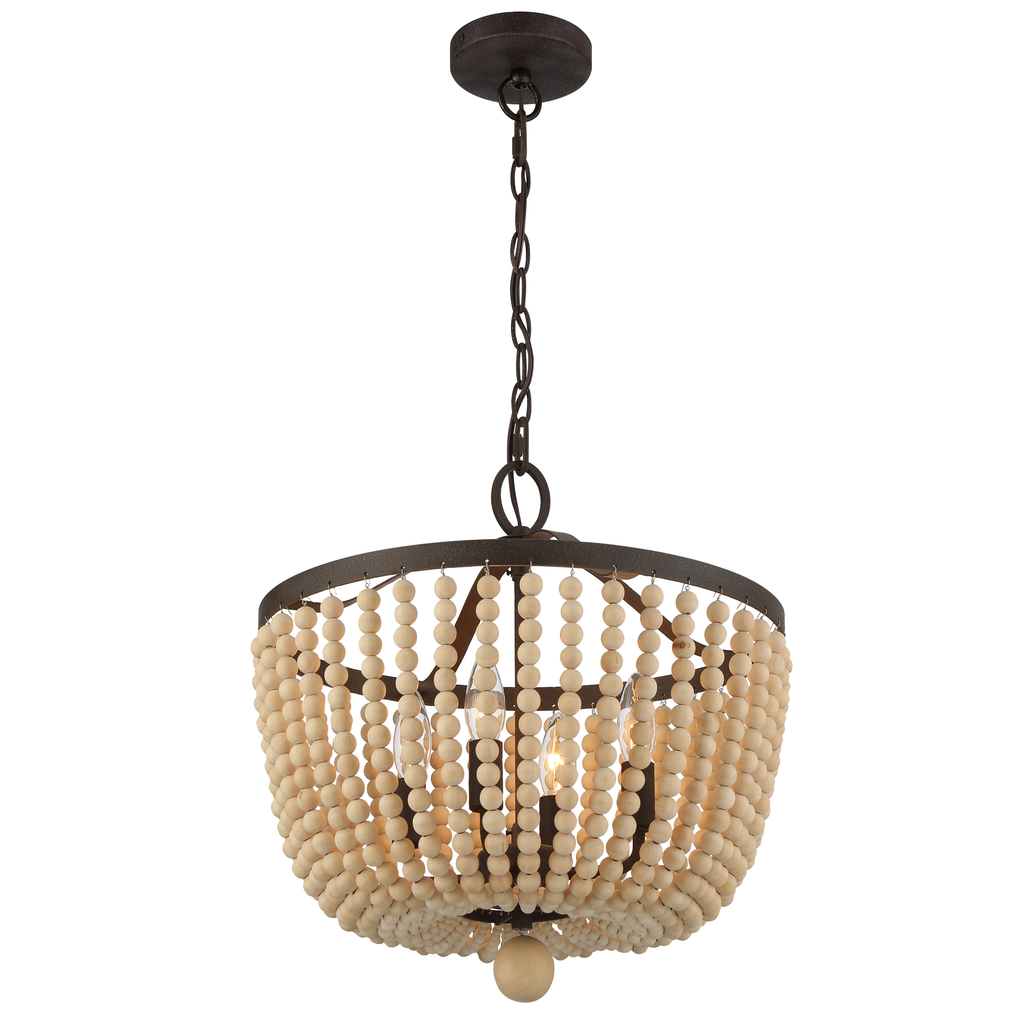 Product image for Rylee 4 Light Pendant - Forged Bronze