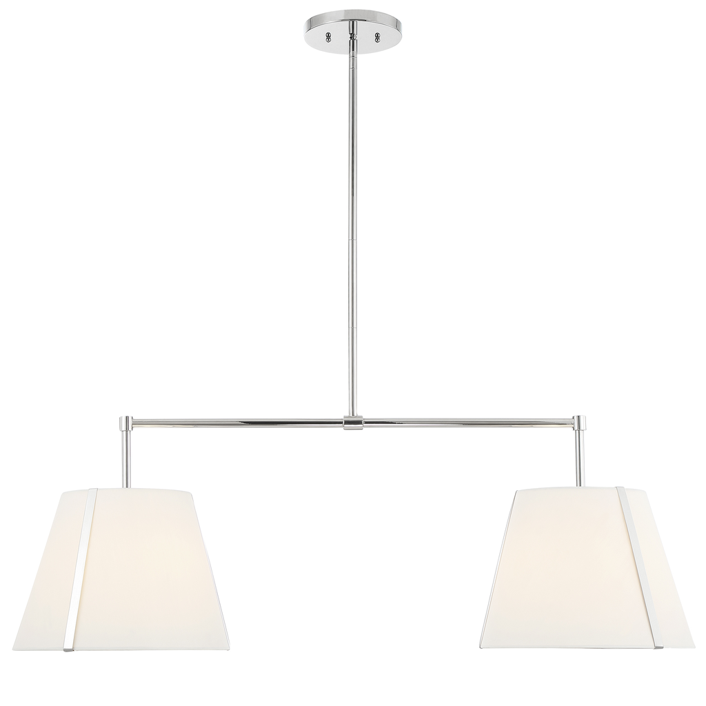 Product image for Fulton 4 Light Chandelier - Polished Nickel