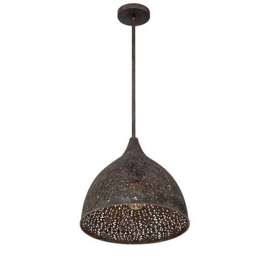 Product image for Jasmine 1 Light Pendant - Forged Bronze