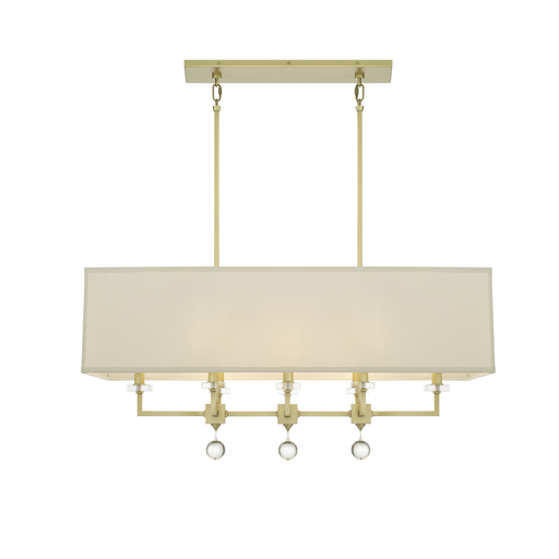 Product image for Paxton 8 Light Chandelier - Aged Brass