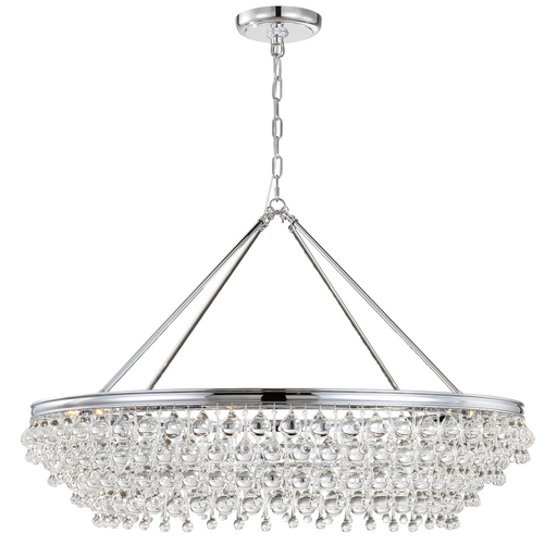 Product image for Calypso 8 Light Chandelier - Polished Chrome