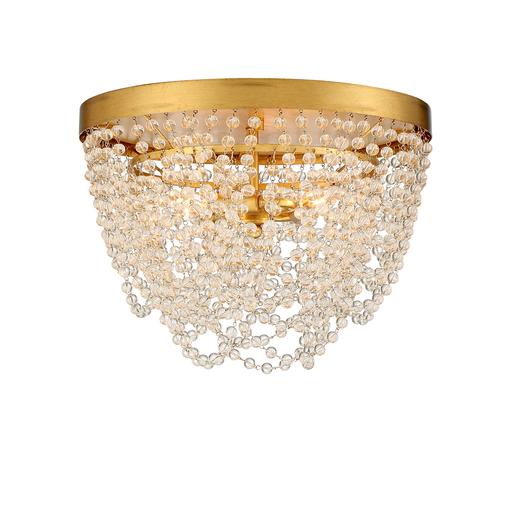 Product image for Fiona 3 Light Flush Mount - Antique Gold