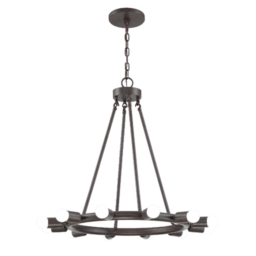 Product image for Dakota 12 Light Chandelier - Charcoal Bronze