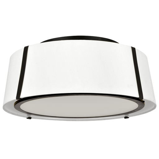 Product image for Fulton 3 Light Semi-Flush Mount - Black