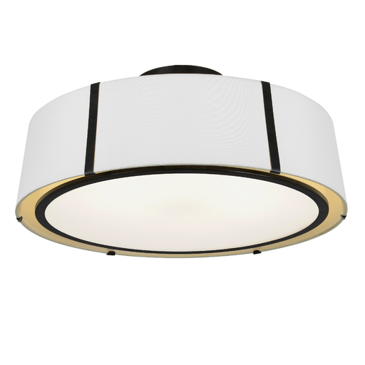 Product image for Fulton 6 Light Semi-Flush Mount - Black