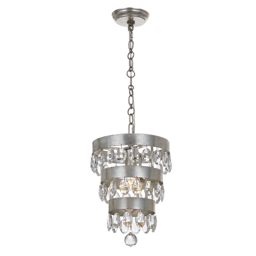 Product image for Perla 1 Light Mini Chandelier - Antique Silver