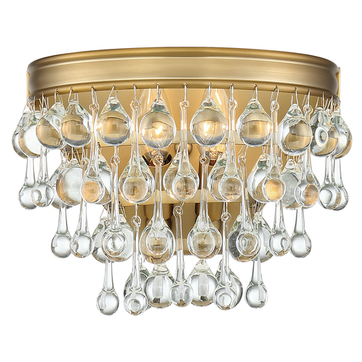 Product image for Calypso 2 Light Wall Sconce - Vibrant Gold