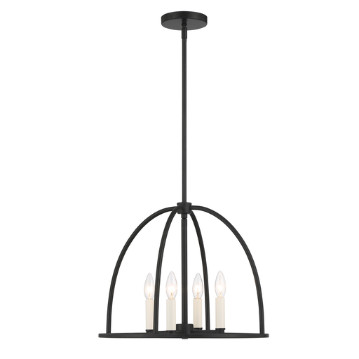 Product image for Abbott 4 Light Pendant - Black