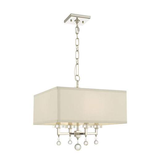 Product image for Paxton 4 Light Chandelier - Polished Nickel