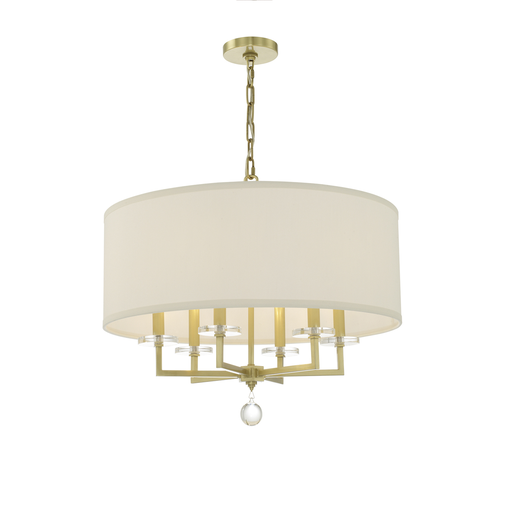 Product image for Paxton 6 Light Chandelier - Antique Gold