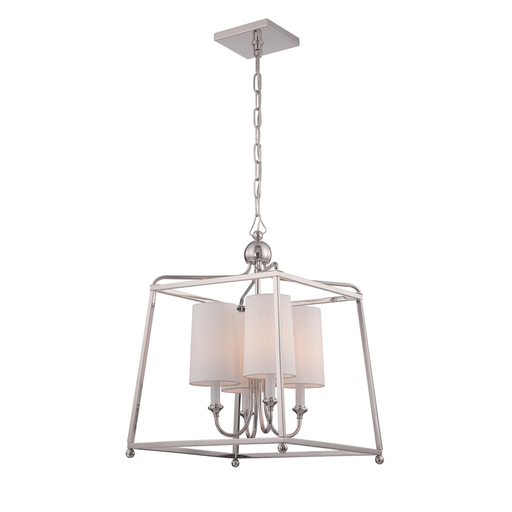 Product image for Sylvan 4 Light Chandelier - Polished Nickel