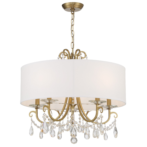 Product image for Othello 5 Light Chandelier - Vibrant Gold w/ Swarovski Strass Crystal