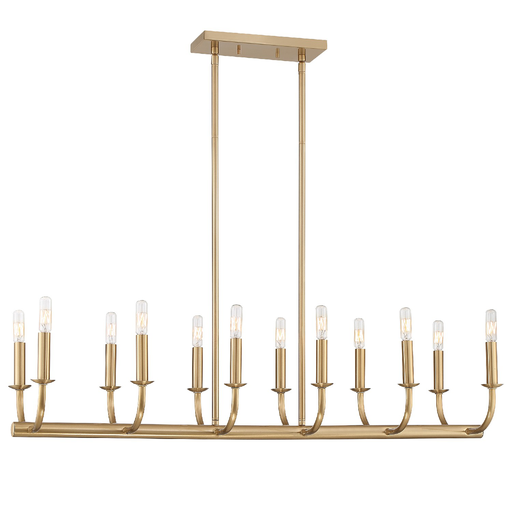 Product image for Bailey 12 Light Chandelier - Aged Brass